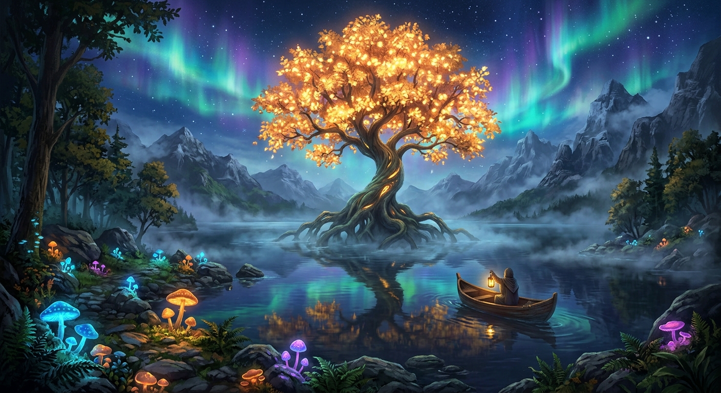 Ethereal Fantasy Landscape — Midjourney v6.1